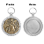 Medalhão de Berço Anjo da Guarda em Metal Decorativo - Imagem 4