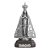 Imagem Nossa Senhora Aparecida 14 Cm Metal Base De Madeira - Imagem 1