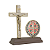 Oratório Crucifixo com Medalha de São Bento Ouro Velho 15cm - Imagem 2
