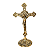 Crucifixo de Bronze de Mesa Vintage 22 Cm Sacred Store - Imagem 1