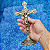 Crucifixo de Bronze de Mesa Vintage 22 Cm Sacred Store - Imagem 5