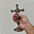 Crucifixo de Bronze de Mesa Vintage 22 Cm Sacred Store - Imagem 4