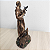 São Francisco de Assis 21cm Resina Cobre Imagem Sacra Decorativa Presente - Imagem 2