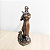 São Francisco de Assis 21cm Resina Cobre Imagem Sacra Decorativa Presente - Imagem 5