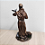 São Francisco de Assis 21cm Resina Cobre Imagem Sacra Decorativa Presente - Imagem 4