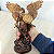Arcanjo São Miguel 24cm Resina Metalizada Pintado à Mão Imagem Sacra - Imagem 3