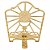 Porta Bíblia Sacred Metal Dourado  JHS Suporte Missal 20x28 - Imagem 6