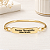 Pulseira Bracelete Dourada Religiosa Santa Teresinha Rogai Por Nós - Imagem 4