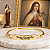 Pulseira Bracelete Dourada Religiosa Santa Teresinha Rogai Por Nós - Imagem 2