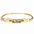 Pulseira Bracelete Dourada Religiosa Santa Teresinha Rogai Por Nós - Imagem 1