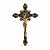 Cruz De Parede Com Medalha De Sao Bento Metal Resinado 24 Cm - Imagem 4