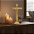 Crucifixo De Mesa E Altar 30cm Dourado Luxo Jesus Cristo - Imagem 2
