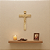 Crucifixo De Parede Metal Dourado 32 Cm Cruz Religiosa Luxo - Imagem 2