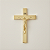 Crucifixo De Parede Metal Dourado 32 Cm Cruz Religiosa Luxo - Imagem 4
