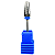 Broca de Tungstênio Cone  Umbrella PV Tarja Azul Acabemento unha Gel - Imagem 1