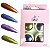 Kit com 4 Pó Cromado Metalizado Para Decoração de Unhas - Imagem 1