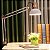 Luminária Pixar Luxo Articulada Metalizado cor Gold de Mesa com Garra - Imagem 9