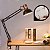 Luminária Pixar Luxo Articulada Metalizado cor Gold de Mesa com Garra - Imagem 2