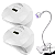 Kit 2 Cabines Sun R9 X 26 LEDS 110w + Lanterna Led UV Secagem Unha Gel - Imagem 1