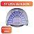 Cabine Sun S5 Sioux 57 LEDs Vermelha - Imagem 4