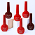 Esmalte em Gel Sioux 12ml Luxo Tons de Vermelho - Imagem 1