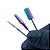 Kit 3 Brocas Tungstênio e Diamantada Broca 718 Conica e Cilindrica Alongamento Unha Gel - Imagem 1