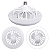 Lampada Led com Controle Remoto e Mini Ventilador Embutido bivolt - Imagem 4