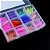 Molde F1 Misto Colorido 288 Pcs Alongamento unha gel Stiletto, Almond, Quadrada e Bailarina - Imagem 2