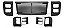 Kit Grade Frontal + Par Bojo Farol Mb 1113 1313 2217 Cara Pr - Imagem 2