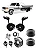 Kit Transformação Freio A Ar F4000 + Tambores + Válvulas - Imagem 1
