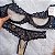 Conjunto Lingerie Laura em Tule Azul - Imagem 3