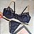 Conjunto Lingerie Luxando preto com corrente - Imagem 2