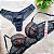 Conjunto Lingerie Luxy Azul com Rose - Imagem 1