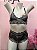Conjunto Lingerie Sexy sem Bojo e Calcinha Rendada Estilo Shortinho com Amaração em X Lacradora - Imagem 3