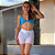 Saída de praia Shorts Belize Tricô Branco - Imagem 1