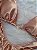 Conjunto Biquíni Luxo Cortininha Fio Rose Gold com argola ouro - Imagem 3