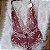 Body Diva Bicolor Vinho com Branco - Imagem 1