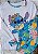 Pijama de Inverno Manga Longa Personagem Stich Florido - Imagem 6