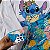 Pijama de Inverno Manga Longa Personagem Stich Florido - Imagem 3