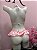 Mini Fantasia Babá Feminina com Top estilo Sutiã em Tule Calcinha em Cetim e Acessório de cabeça - Imagem 2