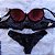 Conjunto Lingerie Luxy Preto com Vinho - Imagem 5