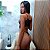 Conjunto Lingerie Afrodite Bordado Preto com Branco - Imagem 3
