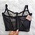 Conjunto Lingerie Afrodite Bordado Preto com Branco - Imagem 8