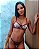 Conjunto Lingerie Aurora Vinho Tule e Bordado - Imagem 3
