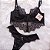 Conjunto Lingerie Ísis Preto - Imagem 1
