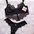 Conjunto Lingerie Ísis Preto - Imagem 5