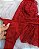 Conjunto Lingerie Hera Vermelho Cropped em tule e renda - Imagem 4