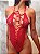 Body Prazer em Renda Sensual Vermelho - Imagem 2