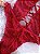 Body Prazer em Renda Sensual Vermelho - Imagem 5