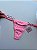 Calcinha Fio Coração Avulsa com Regulagem Rosa - Imagem 3